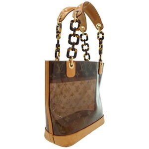 Louis Vuitton Shoulder bag Monogram Brown tote Vinyl Ambre Cabas